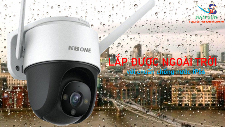 Camera Wifi PTZ Full color 2.0M Kbone KN-S25F-3