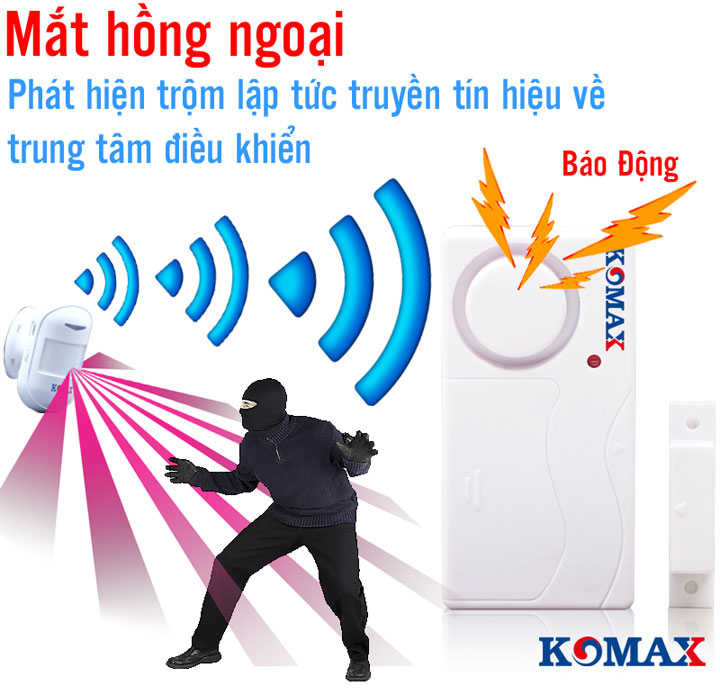 chong trom khong day komax km-t45c 4