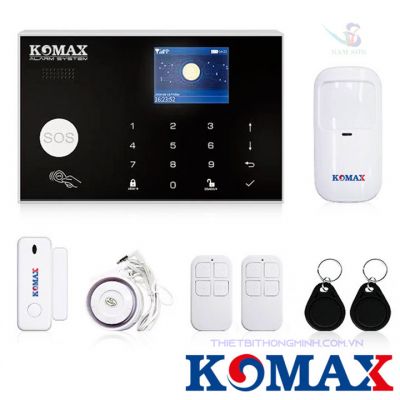 Bộ Báo Động Chống Trộm Thông Minh Wifi và GSM Komax KM-G30