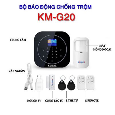 Bộ Báo Động Chống Trộm Smart WIFI GSM KM-G20