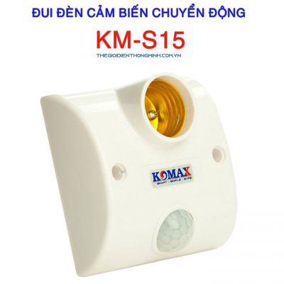 Đui đèn cảm biến chuyển động KOMAX KM-S15